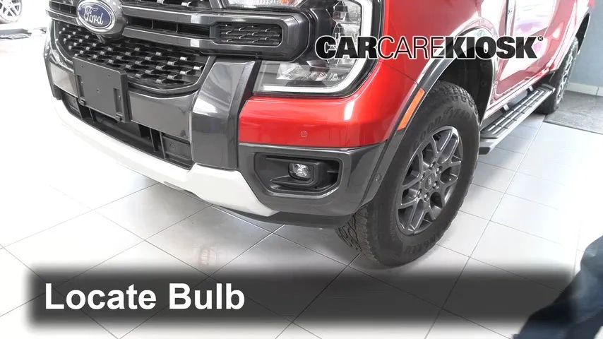 2024 Ford Ranger XLT 2.3L 4 Cyl. Turbo Éclairage Feu antibrouillard (remplacer l'ampoule)